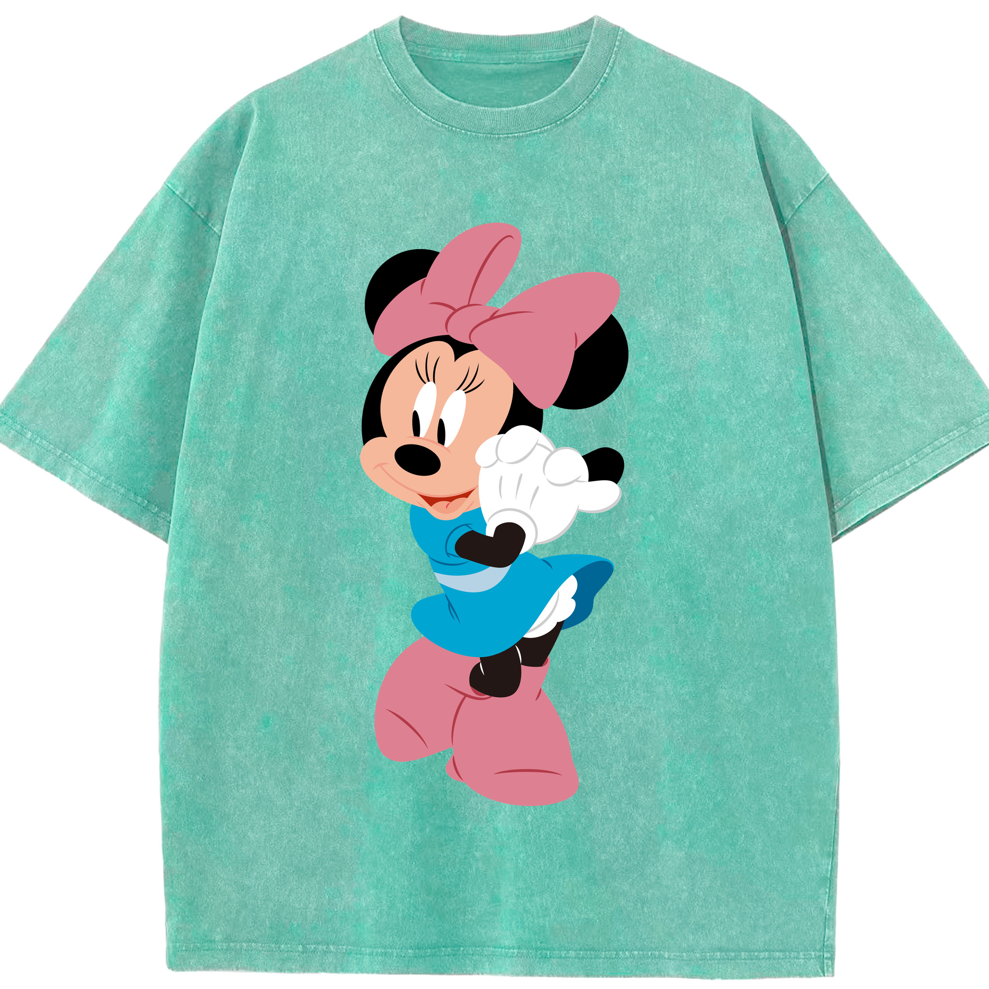 （画像用） ミッキーマウス Mickey Mouse 綿100% ヴィンテージ風 半袖Tシャツ（フロントプリント）